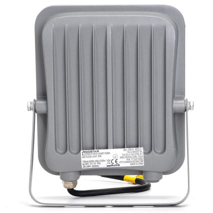 Aigostar - LED RGBW Dimbar strålkastare MESH Smart LED/30W/230V 6500K IP65 + fjärrkontroll