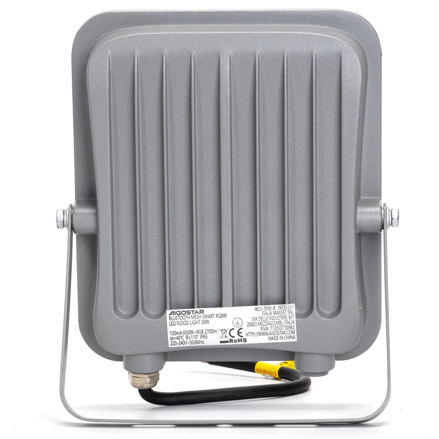 Aigostar - LED RGBW Dimbar strålkastare MESH Smart LED/30W/230V 6500K IP65 + fjärrkontroll