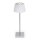 Aigostar - LED RGBW Utomhusdimbar uppladdningsbar bordslampa LED/4W/5V 3600mAh vit/matt krom IP54