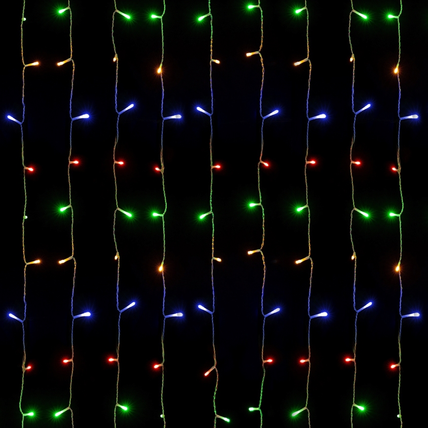 Aigostar - LED utomhusslinga för jul 234 LED / 1,2 x 1,8 m IP44 flerfärgad