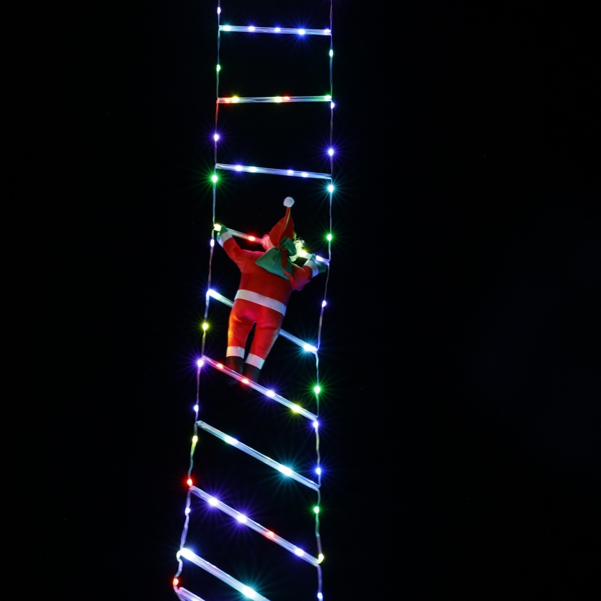 Aigostar - Utomhus LED-juldekoration 154xLED/8 ljusfunktioner 1,6m IP44 flerfärgad