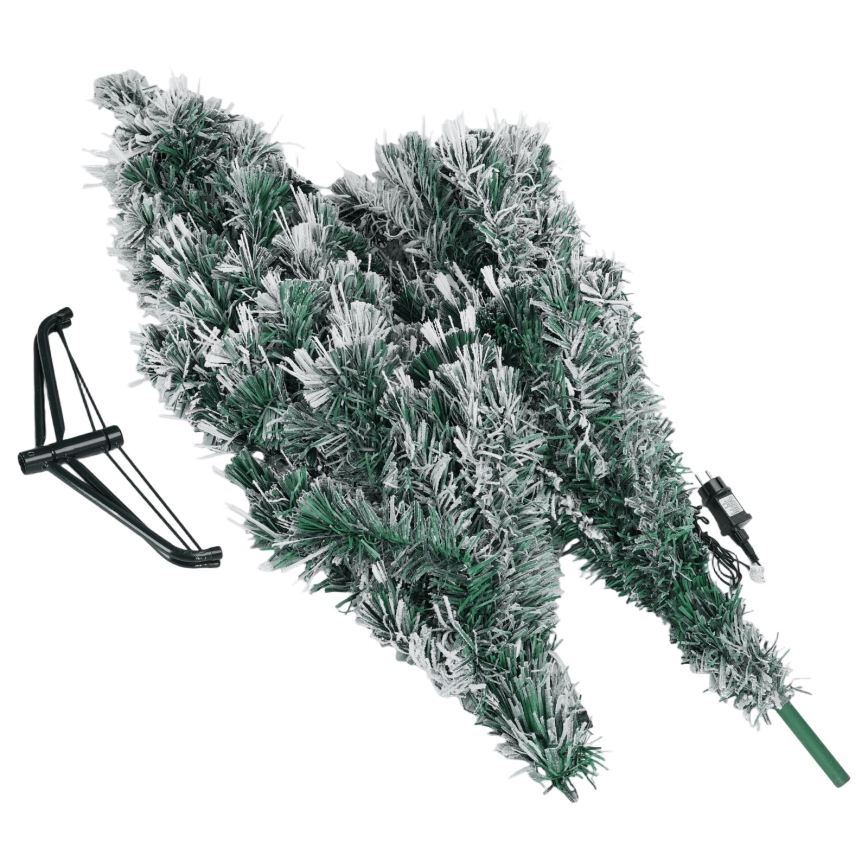 Aigostar - LED-julgran för utomhusbruk 245 LED-lampor/8 funktioner 2,1 m IP44 flerfärgad