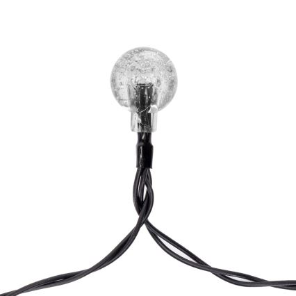 Aigostar - LED Solar Dekorativ slinga 50xLED/8 funktioner 12m IP65 varm vit