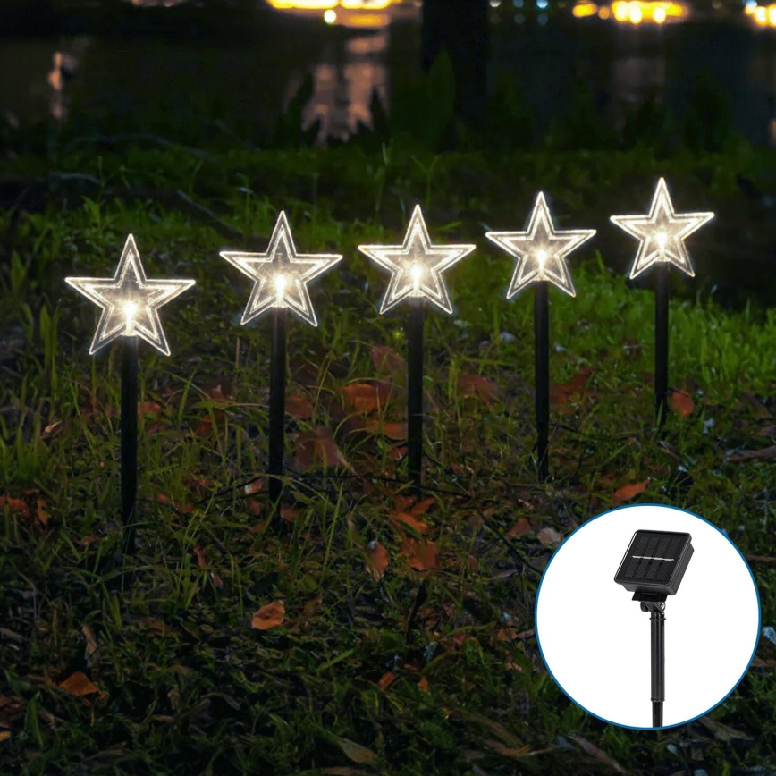 Aigostar - LED Solar Jul belysning LED/0,054W/1,2V 1m IP65 kall vit