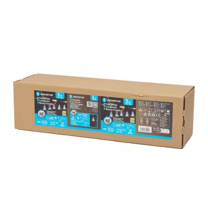 Aigostar - LED Solar Jul belysning LED/0,054W/1,2V 1m IP65 kall vit