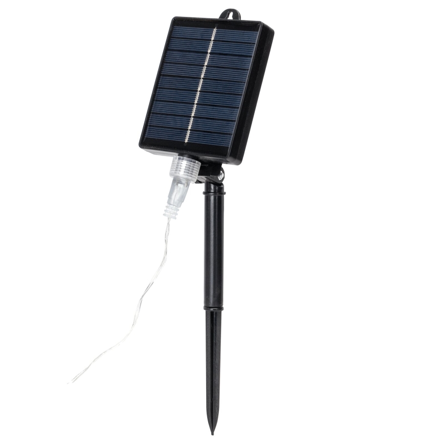 Aigostar - LED Solar Julkedja 384xLED/13m IP65 kall vit