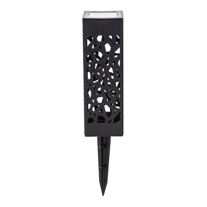 Aigostar - LED Solarlampa LED/0,006W/1,2V 28,5 cm svart 100 mAh 6500K IP44