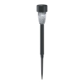 Aigostar - LED Solarlampa LED/0,006W/1,2V 40 mAh 29,7 cm svart 6500K IP44