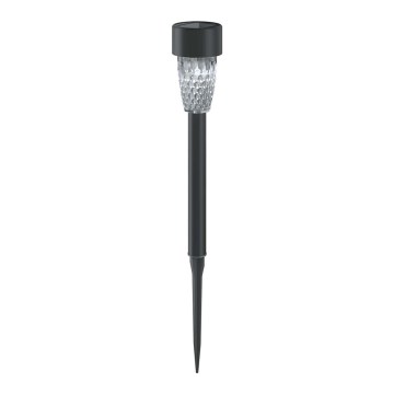 Aigostar - LED Solarlampa LED/0,006W/1,2V 40 mAh 29,7 cm svart 6500K IP44