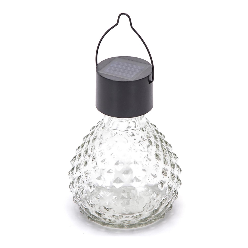 Aigostar - LED Solarlampa LED/0,006W/1,2V svart 100 mAh 2700K IP44