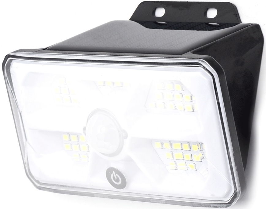 Aigostar - LED-solarlampa med sensor LED/3,7V 6500K 500 mAh IP65 svart