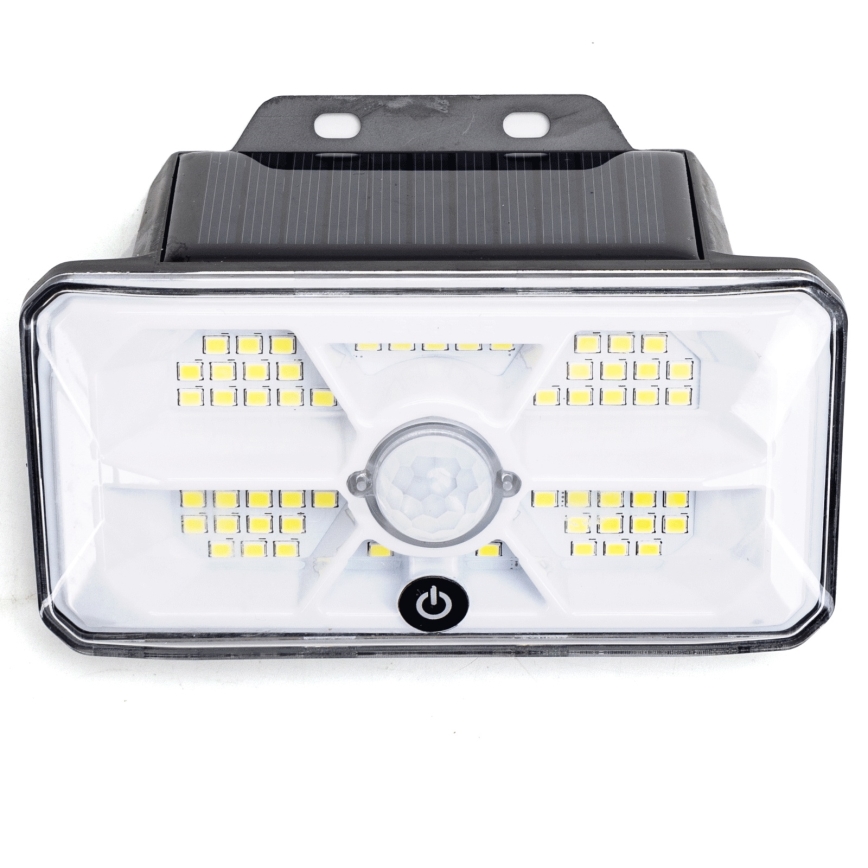 Aigostar - LED-solarlampa med sensor LED/3,7V 6500K 500 mAh IP65 svart