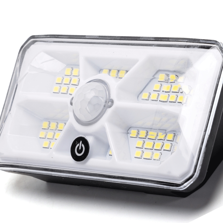 Aigostar - LED-solarlampa med sensor LED/3,7V 6500K 500 mAh IP65 svart