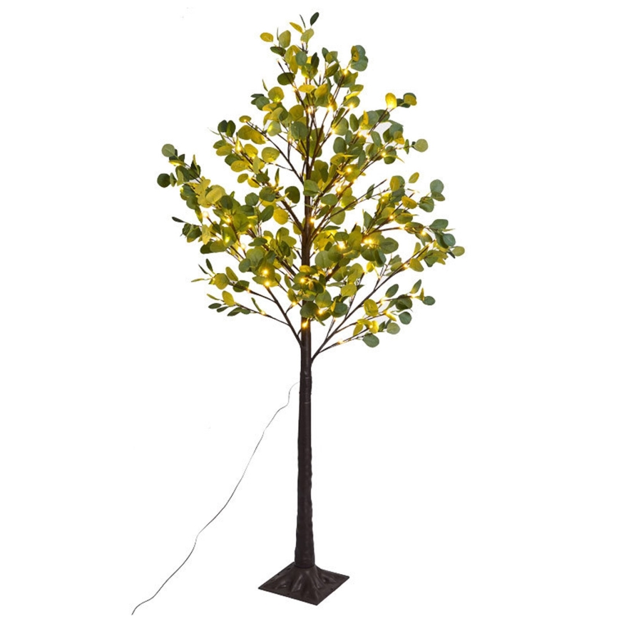 Aigostar - LED Solcell dekoration 150xLED/3,2m IP65 varm vit eukalyptus