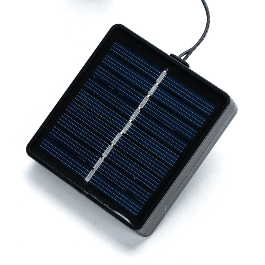 Aigostar - LED Solcell dekoration 60xLED/3,5m IP65 varm vit oliv