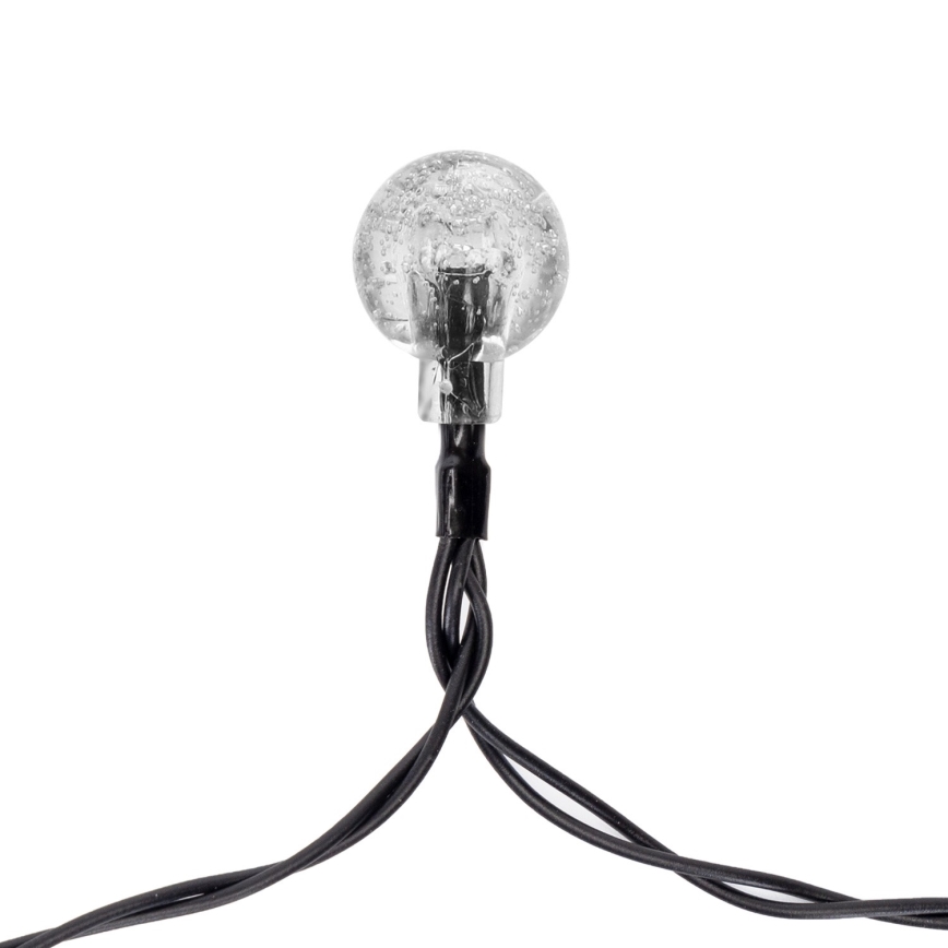 Aigostar - LED Solcell Dekorativ slinga 50xLED/8 funktioner 12m IP65 800 mAh varm vit