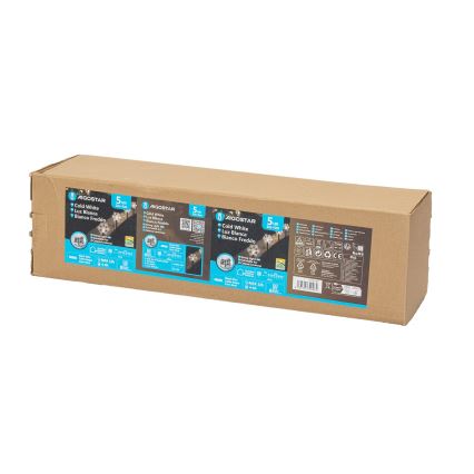 Aigostar - LED Solcell Jul belysning LED/0,054W/1,2V 1m 800 mAh IP65 kall vit