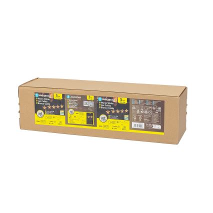 Aigostar - LED Solcell Jul belysning LED/0,054W/1,2V 1m IP65 800 mAh varm vit