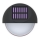Aigostar - LED solcell väggbelysning LED/1W/1,2V svart 2700K IP44