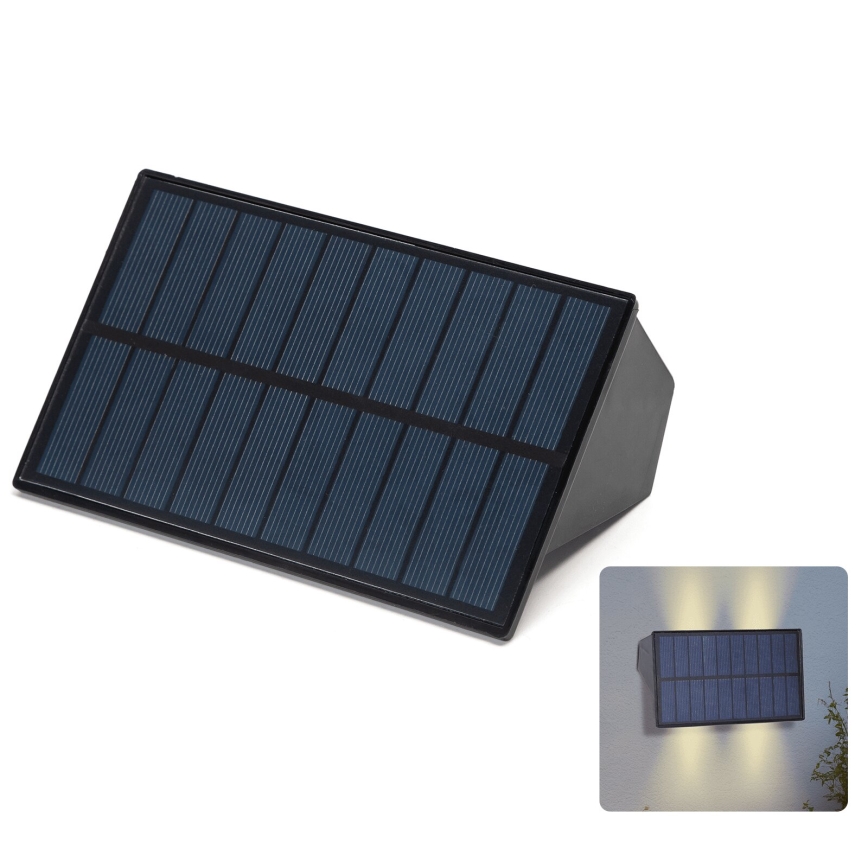 Aigostar - LED solcell väggbelysning LED/4W/5,5V 2700K IP44