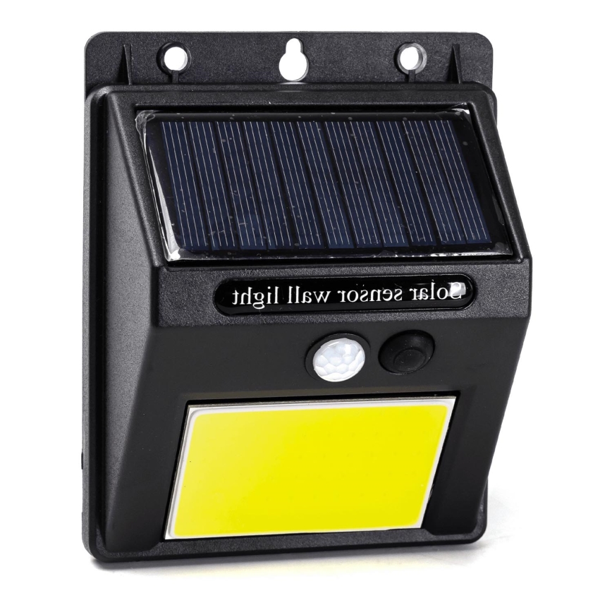 Aigostar - LED solcell väggbelysning med sensor LED/13W/5,5V 6500K IP65