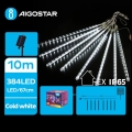 Aigostar - LED-solceller för julkedjan 384xLED/13m IP65 1200 mAh kall vit