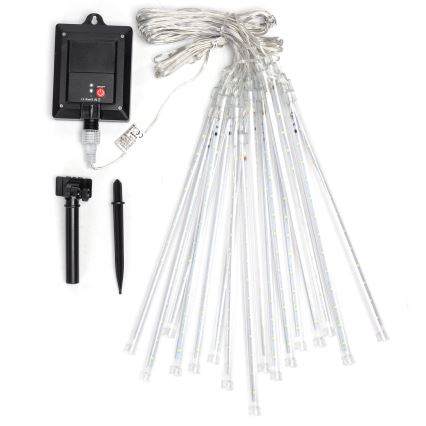 Aigostar - LED-solceller för julkedjan 384xLED/13m IP65 1200 mAh kall vit