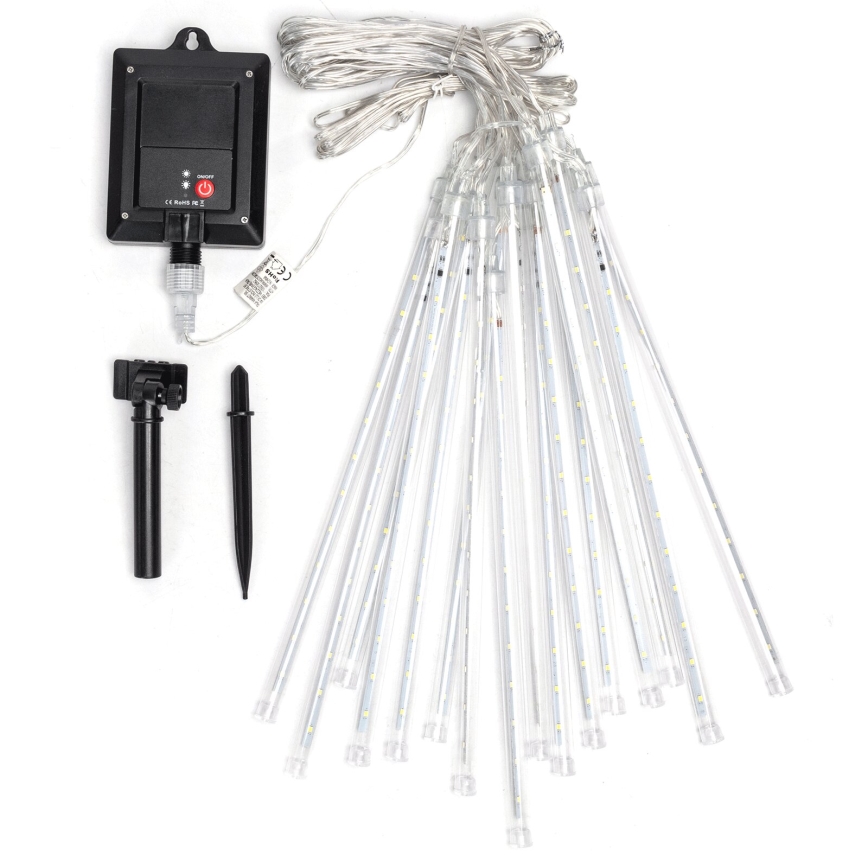 Aigostar - LED-solceller för julkedjan 384xLED/13m IP65 1200 mAh kall vit