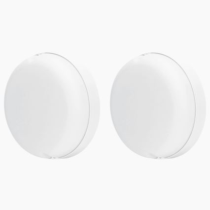 Aigostar - LED Solcellsbelysning 2xLED/35W/12V 6000 mAh 6500K diameter 16,8 cm + fjärrkontroll