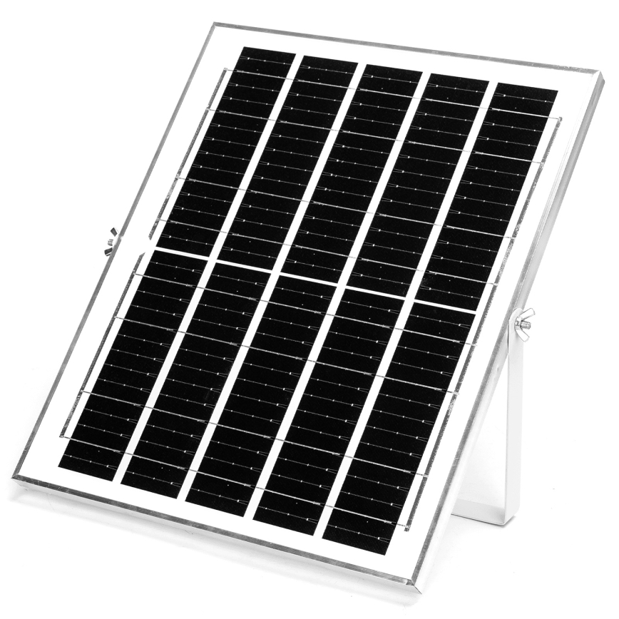 Aigostar - LED Solcellsbelysning 2xLED/70W/12V 12000 mAh 6500K diameter 20,5 cm + fjärrkontroll