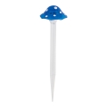 Aigostar - LED Solcellsbelysning LED/0,006W/1,2V 100 mAh 2700K IP44 blå