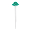 Aigostar - LED Solcellsbelysning LED/0,006W/1,2V 100 mAh 2700K IP44 grön