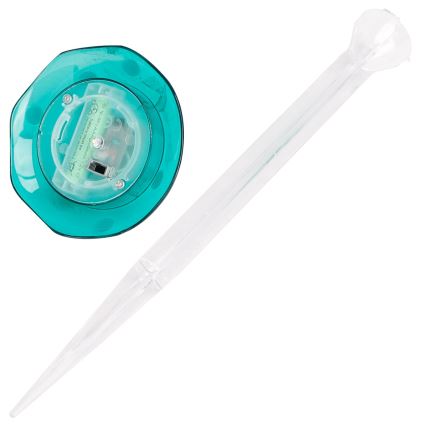 Aigostar - LED Solcellsbelysning LED/0,006W/1,2V 100 mAh 2700K IP44 grön