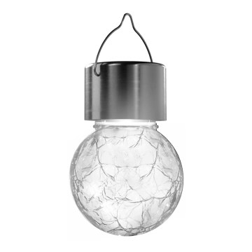 Aigostar - LED solcellsbelysning LED/0,006W/1,2V diameter 6 cm 6500K IP44
