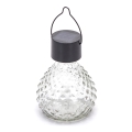 Aigostar - LED Solcellsbelysning LED/0,006W/1,2V svart 100 mAh 2700K IP44