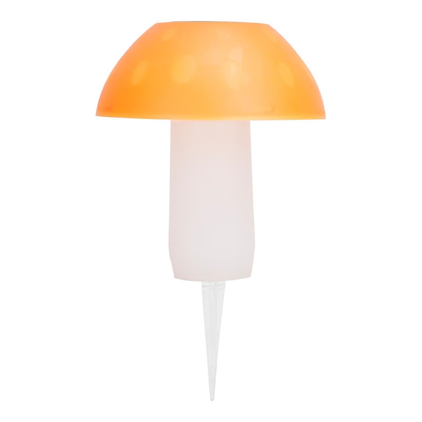 Aigostar - LED Solcellsbelysning LED/0,024W/1,2V 200 mAh 2700K IP44 karljohanssvamp