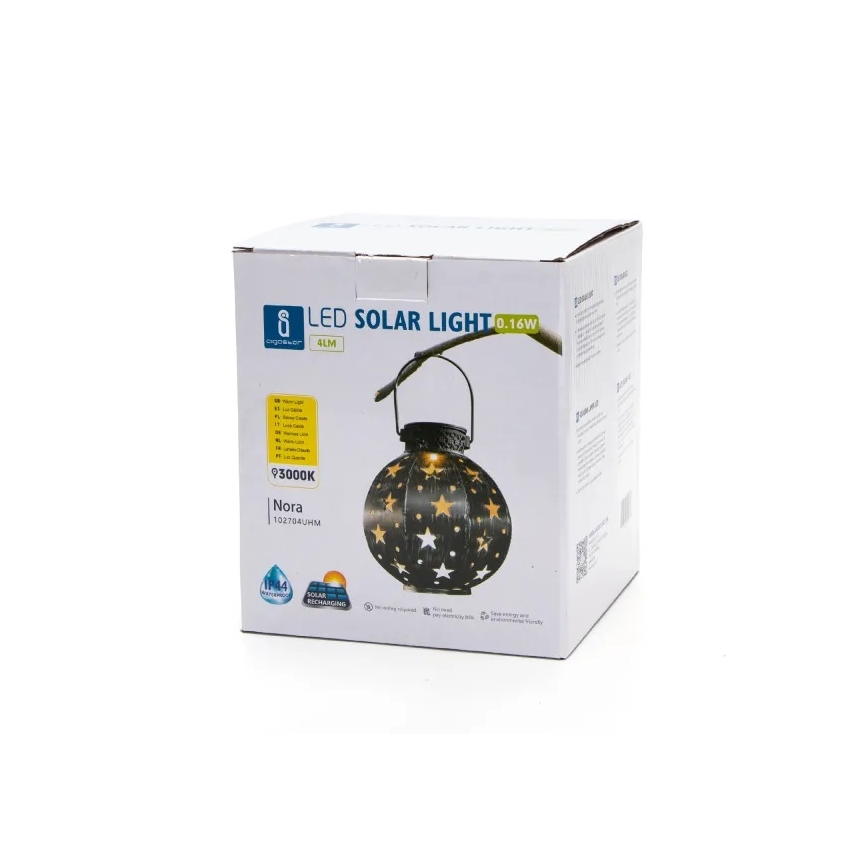 Aigostar - LED Solcellsbelysning LED/0,16W/2V 3000K IP44 400 mAh