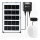 Aigostar - LED Solcellsbelysning LED/35W/12V 3000 mAh 6500K diameter 16,8 cm + fjärrkontroll