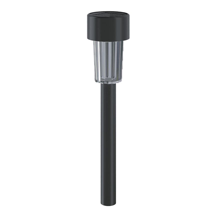 Aigostar - LED Solcellsbelysning med skymningssensor LED/0,006W/1,2V 40 mAh 29,5 cm svart 6500K IP44