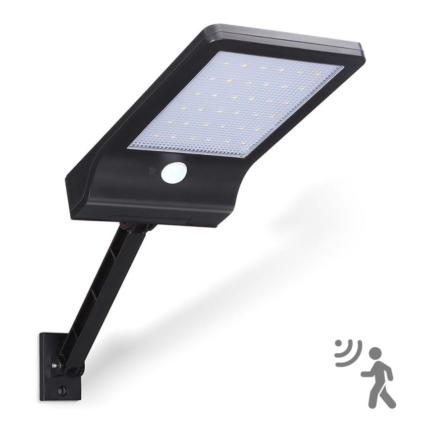 Aigostar - LED solcellsgatlykta med sensor LED/2,3W/5,5V 1800 mAh IP65