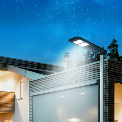Aigostar - LED Solcellsgatulampa med sensor LED/180W/4V 7500mAh IP65 + fjärrkontroll