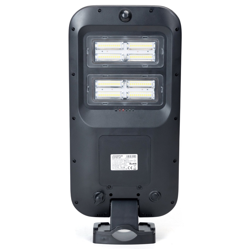Aigostar - LED Solcellsgatulampa med sensor LED/180W/4V 7500mAh IP65 + fjärrkontroll