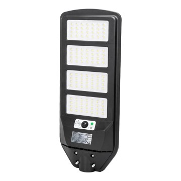 Aigostar - LED Solcellsgatulampa med sensor LED/200W/3,2V 12000mAh IP65 6500K + fjärrkontroll