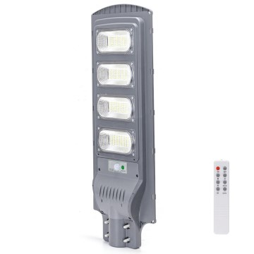 Aigostar - LED Solcellsgatulampa med sensor LED/200W/3,2V 20000mAh IP65 6500K + fjärrkontroll
