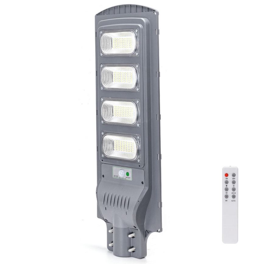 Aigostar - LED Solcellsgatulampa med sensor LED/200W/3,2V 20000mAh IP65 6500K + fjärrkontroll