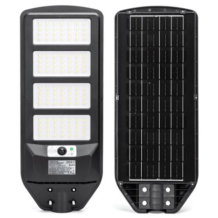 Aigostar - LED Solcellsgatulampa med sensor LED/200W/3,2V 12000mAh IP65 6500K + fjärrkontroll