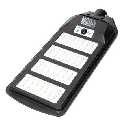 Aigostar - LED Solcellsgatulampa med sensor LED/200W/3,2V 12000mAh IP65 6500K + fjärrkontroll
