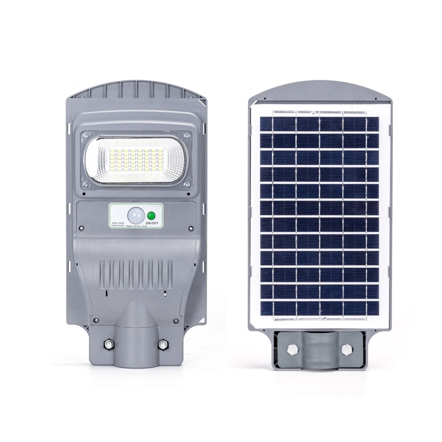 Aigostar - LED Solcellsgatulampa med sensor LED/50W/3,2V 5000mAh IP65 6500K + fjärrkontroll