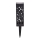 Aigostar - LED solcellslampa LED/0,006W/1,2V 28,5cm svart 100 mAh 6500K  IP44