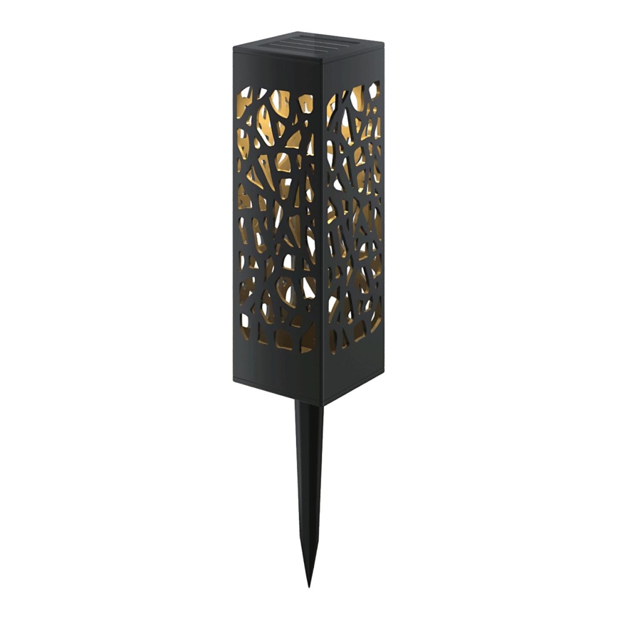 Aigostar - LED solcellslampa LED/0,006W/1,2V 28,5cm svart 2700K IP44